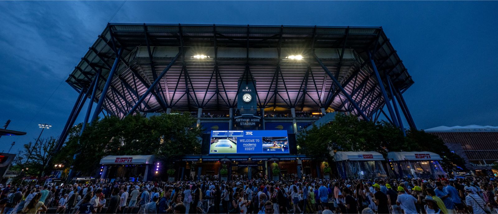 Rolex and US Open Tennis - Ben Bridge | Stadium